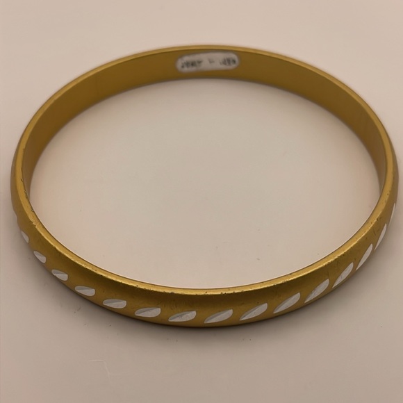 Gold Tone Bohemian Style Bangle Bracelet (GB2) - Picture 3 of 9